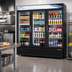 Thumbnail image #2 for Everest Refrigeration Three-Section Reach-In Glass Door Merchandiser Refrigerator, 71 Cu. Ft.