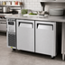 Thumbnail image #2 for Turbo Air J Series Narrow 2-Section Side-Mount Undercounter Freezer, 8.92 Cu. Ft.