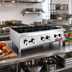 Thumbnail image #3 for General 36-Inch Countertop Gas Hot Plate with 6 Cast Iron Burners, Natural Gas/LP Convertible