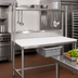 Thumbnail image #2 for Channel Manufacturing 60-Inch Stainless Steel Work Table Backsplash