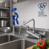 Thumbnail image #2 for T&S Brass B-2346 8-Inch Center Deck Mount Pre-Rinse Workboard Faucet with Spray Valve and Vacuum Breaker Gooseneck