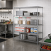 Thumbnail image #2 for Metro Super Erecta Stationary Chrome Plated Wire Shelving Starter Unit, 72