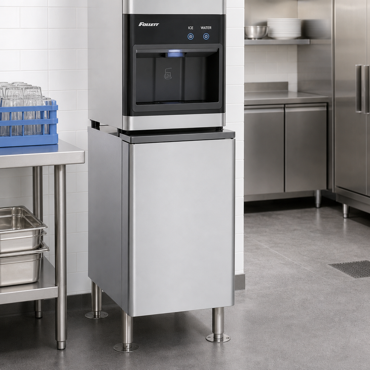 Product image #2 for Follett 12CI Series Stainless Steel Base Stand for Ice and Water Dispensers