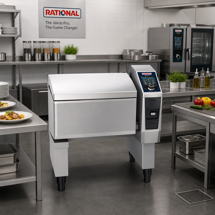 Product image #2 for RATIONAL iVario Pro L Multifunctional Cooking Center / Power Tilt Skillet, 26-Gallon, 208/240V, 3-Phase
