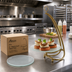 Thumbnail image #2 for American Metalcraft 6-Inch Replacement Glass Plate for SRG3 & SRG4 Buffet Stands and Risers