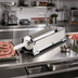 Thumbnail image #2 for Trento Manual 2-Speed Horizontal Gear-Drive Sausage Stuffer, 10 kg Capacity, Stainless Steel