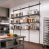 Thumbnail image #2 for Quantum 18-Inch Overhead Track Shelving Intermediate Kit with 86-Inch Posts and Support Brackets
