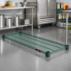 Thumbnail image #2 for Eagle Group Valu-Gard QA2454VG 54" x 24" Wire Shelf, QuadTruss Design, Green Epoxy, 600 lb Capacity Case of 2