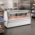 Thumbnail image #2 for Howard-McCray 34E Series 52-1/2 Inch Remote Fish and Poultry Service Case with Straight Glass and LED Lighting