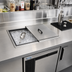 Thumbnail image #2 for Advance Tabco Bar King (Supreme) Drop-In Insulated Ice Bin with Sliding Cover, 75 lb Capacity