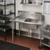 Thumbnail image #2 for BK Resources 26 Inch Straight Soiled Dish Table with Left-Side Sink, 304 Stainless Steel Top