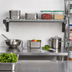 Thumbnail image #2 for Cambro Camshelving Elevation Series 21 x 36 Inch Vented Wall Shelving Shelf Kit