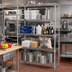 Thumbnail image #2 for Quantum WR86-3072C-5 Wire Shelving Starter Kit — 5-Shelf 72 Inches x 30 Inches x 86 Inches, Chrome, 600-800 lb. Capacity