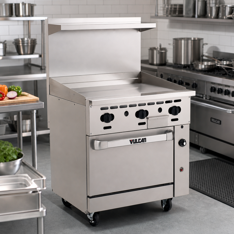 Product image #2 for Vulcan Endurance 36-Inch Gas Restaurant Range with Griddle and Standard Oven