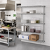 Thumbnail image #2 for Eagle Group Add-On 4-Tier Wire Shelving Unit, 42 x 24 x 63 Inches, Stainless Steel Finish