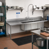 Thumbnail image #2 for Advance Tabco 143-Inch Straight 3-Compartment Sink Dishtable with 16