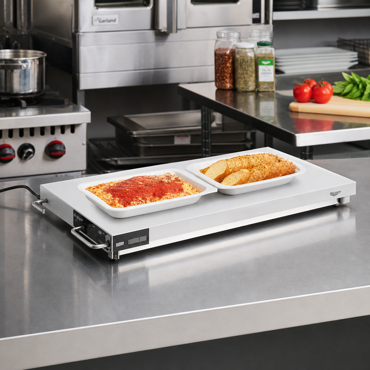 Product image #2 for Vollrath Cayenne Left-Aligned Countertop Heated Shelf, 24 Inch, 120V, 350W