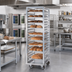 Thumbnail image #2 for Dinex 41-Tray Aluminum End-Loading Channel Pan Rack for 18 x 26 Inch Trays