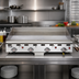 Thumbnail image #3 for Vulcan 960RX 60-Inch Heavy Duty Countertop Gas Griddle with 24-Inch Deep Polished Steel Plate