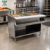 Thumbnail image #2 for Spec-Master 48-Inch Electric Sealed Well Hot Food Table, Open Front, 3 Wells, Wet/Dry Operation, 240V