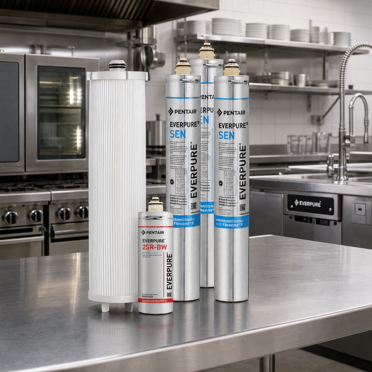 Product image #2 for Everpure Endurance Triple Water Filter Cartridge Kit with 3 SEN Cartridges, 2SR-BW Cartridge and TKO Pleated Filter