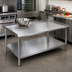 Thumbnail image #2 for John Boos Stallion 36 x 30 x 24 Inch 18-Gauge Type 430 Stainless Steel Equipment Stand