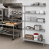 Thumbnail image #2 for Eagle Group 5-Tier Add-On Wire Shelving Unit, 48 x 21 x 74 Inches, Chrome-Plated
