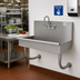 Thumbnail image #2 for Advance Tabco 40-Inch Wall Mounted ADA Service Sink with Faucet and Wrist Blade Handles