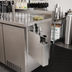 Thumbnail image #2 for CHOICE 4-Inch Underbar Stainless Steel Soda Gun Holder with Integral Drip Pan
