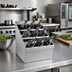 Thumbnail image #2 for Krowne MoveWell 3-Tier Stainless Steel Modular Speed Rack Insert, 12 x 21 x 6 Inches