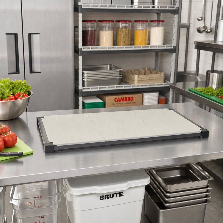 Product image #2 for Cambro Camshelving Elevation 21-Inch x 48-Inch Solid Wall Shelf Kit