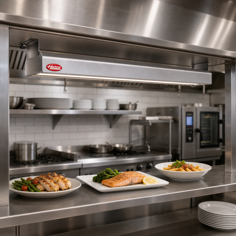 Product image #2 for Hatco Glo-Ray Narrow Max 66-Inch Unlighted Infrared Strip Heater, Single Metal Rod, Stainless Steel