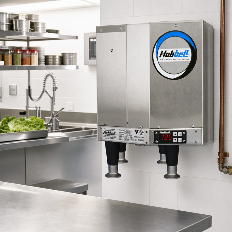Product image #2 for Hubbell J32.9A Electric 3-Gallon Storage Booster Heater with Stainless Steel Tank