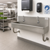 Thumbnail image #2 for Advance Tabco Single-Station Wall-Mounted Hand Wash Sink with Electronic Faucet