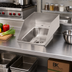 Thumbnail image #2 for BK Resources Deep Drawn Drop-In Sink with 3-Sided Riser, 1 Compartment, 12-5/8 x 18-1/2 Inch, 304 Stainless Steel