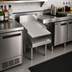 Thumbnail image #2 for Krowne Royal Series Freestanding Stainless Steel Underbar Recessed Drainboard, 18 x 29 Inches