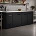 Thumbnail image #2 for Serv-Ware 73-Inch 3-Door Back Bar Bottle Cooler, 17.2 Cu. Ft.
