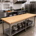 Thumbnail image #2 for Boos Block Northern Hard Rock Maple Blended Edge Grain Kitchen Countertop, 72 x 25 x 1-1/2 Inch Thick