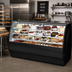 Thumbnail image #2 for True Specialty Display 77-1/4 Inch Full-Service Self-Contained Refrigerated Curved Glass Bakery Display Case