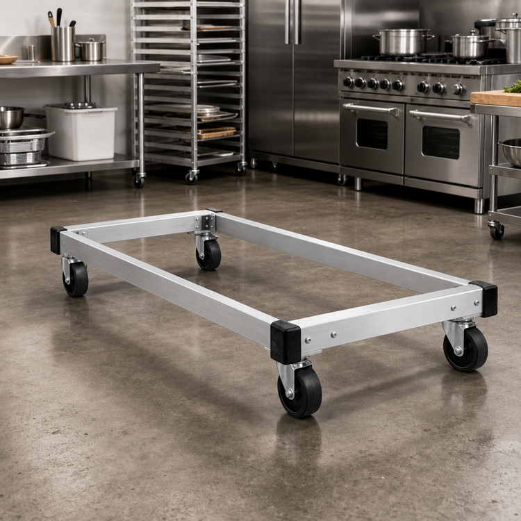Product image #2 for Metro 60"W x 24"D Aluminum Truck Dolly Frame with Corner Bumpers