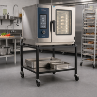 Alto-Shaam Large Combi Oven Equipment Stand with Casters and Shelf