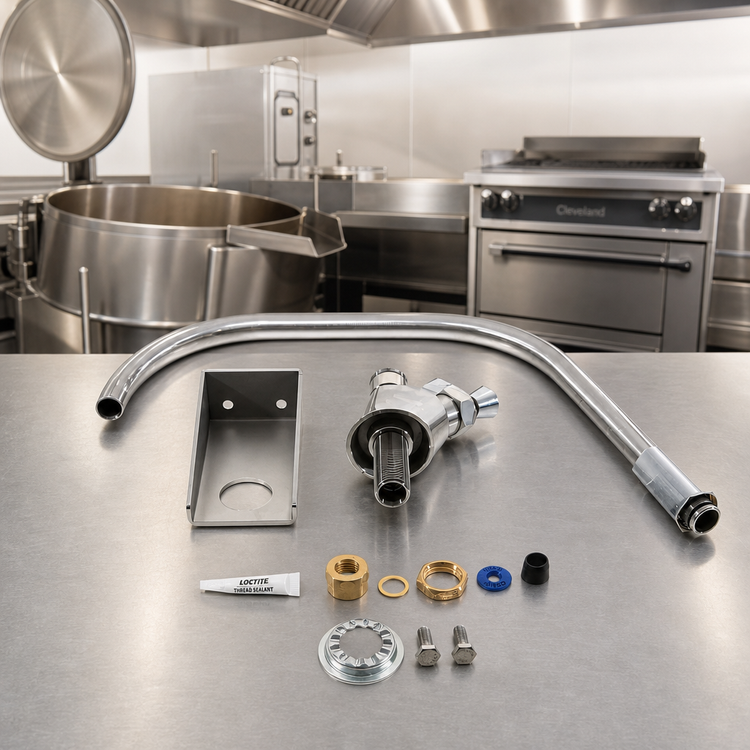 Product image #2 for Cleveland Range Single Pantry Faucet and Bracket for Braising Pans and Tilt Skillets
