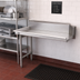 Thumbnail image #2 for John Boos 60-Inch Clean Straight Stainless Steel Dish Table with 10-Inch Boxed Backsplash, Right-to-Left Operation