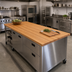 Thumbnail image #2 for Appalachian Red Oak Edge Grain Island Countertop, 96 x 30 x 1-1/2 Inch, Oil Finish