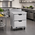 Thumbnail image #2 for Beverage-Air 27-Inch One-Section Worktop Freezer with 2 Drawers, 6.13 Cu. Ft.