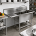 Thumbnail image #2 for John Boos Pro-Bowl 2-Compartment Sink with Left Drainboard