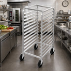 Thumbnail image #2 for Channel Manufacturing 431S Under-Counter Stainless Steel End-Load Bun Pan Rack, 6 Full-Size or 12 Half-Size Pan Capacity