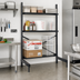 Thumbnail image #2 for Metro SmartLever Cantilevered Shelving Starter Kit for 42 x 18 Inch Shelves, 86-3/8 Inch High