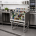 Thumbnail image #2 for Sapphire Manufacturing SMLDR-24 Freestanding 24-Inch Wide 4-Step Underbar Liquor Bottle Display Rack