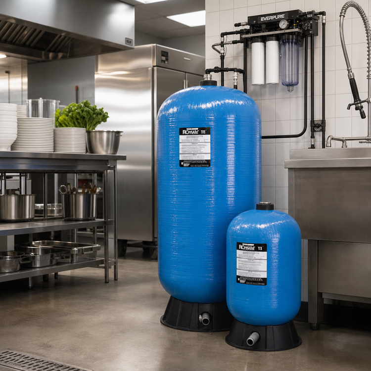 Product image #2 for Everpure ROmate 40 Reverse Osmosis Storage Tank, 11.9 Gallon Hydro-Pneumatic, Lead-Free